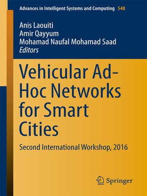 cover image of Vehicular Ad-Hoc Networks for Smart Cities